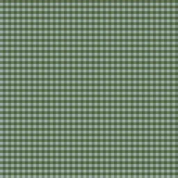 Amostra de tecido Gingham Green Cotton