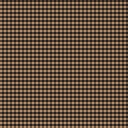 Amostra de tecido Gingham Warm Black Cotton