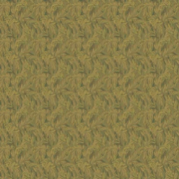 Amostra de tecido Green Leaf Print Silk