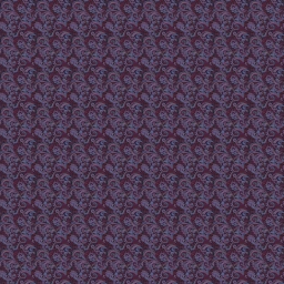 Amostra de tecido Paisley Purple Silk