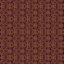 Amostra de tecido Red Swirling Serpent Cotton Print