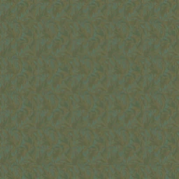Amostra de tecido Teal Leaf Print Silk