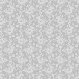 Amostra de tecido White Floral Embroidered Silk