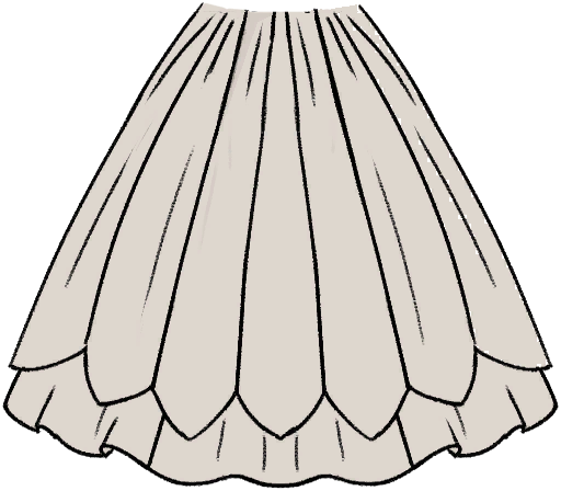 Chrysanthemum Skirt