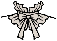 Double Ruffle and Bow Collar