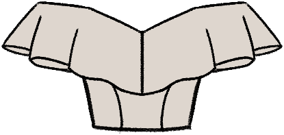 Off-Shoulder Begonia Bodice
