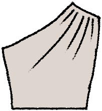 One Shoulder Bodice