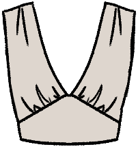 Plunging Neckline Bodice
