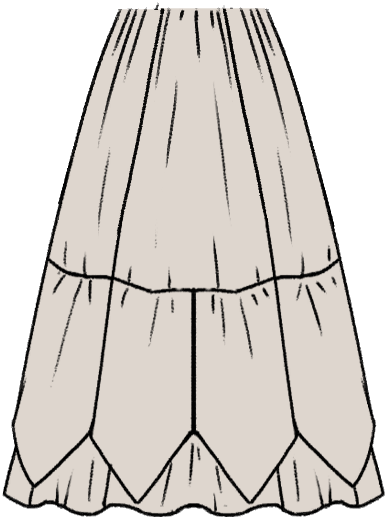 Poinsetta Skirt