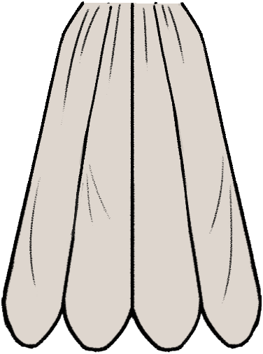 Scallop Skirt
