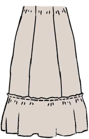 Single Tiered Skirt