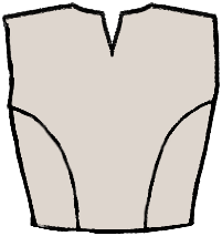 Split Crew Bodice