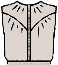 Upturned Yoked Bodice
