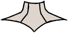 Widow's Peak Collar