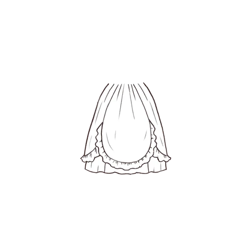 Esboço de Mother of Pearl Skirt, variante 2