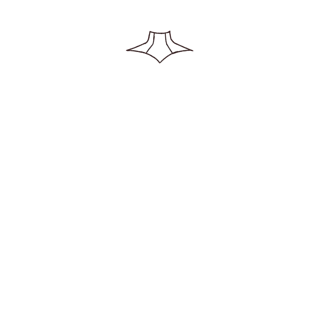 Esboço de Widow's Peak Collar, variante 1